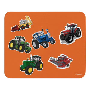 Furrow & Fields Mouse Pad Mouse Pad No. 66 | Coloured Background Quality Farmers Merch