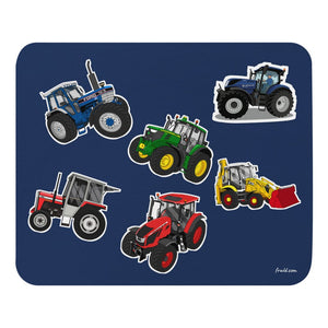 Furrow & Fields Mouse Pad Mouse Pad No. 7 | Coloured Background Quality Farmers Merch