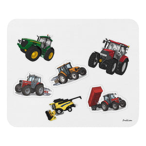 Furrow & Fields Mouse Pad Mouse Pad No. 78 | White Background Quality Farmers Merch
