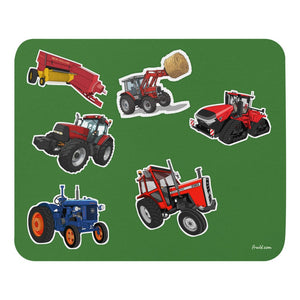 Furrow & Fields Mouse Pad Mouse Pad No. 79 | Coloured Background Quality Farmers Merch