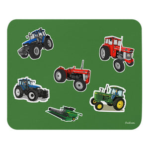 Furrow & Fields Mouse Pad Mouse Pad No. 80 | Coloured Background Quality Farmers Merch