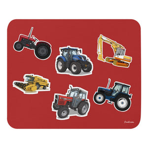 Furrow & Fields Mouse Pad Mouse Pad No. 81 | Coloured Background Quality Farmers Merch