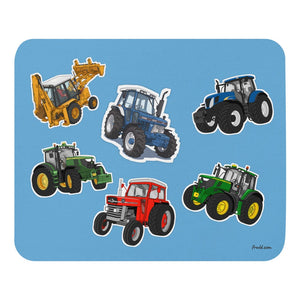Furrow & Fields Mouse Pad Mouse Pad No. 84 | Coloured Background Quality Farmers Merch