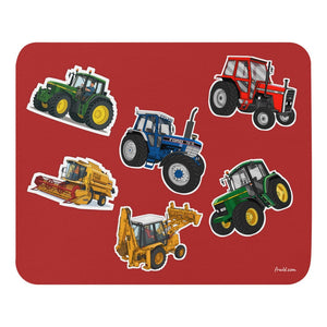 Furrow & Fields Mouse Pad Mouse Pad No. 88 | Coloured Background Quality Farmers Merch