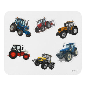 Furrow & Fields Mouse Pad Mouse Pad No. 89 | White Background Quality Farmers Merch