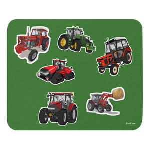 Furrow & Fields Mouse Pad Mouse Pad No. 9 | Coloured Background Quality Farmers Merch