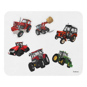 Furrow & Fields Mouse Pad Mouse Pad No. 9 | White Background Quality Farmers Merch