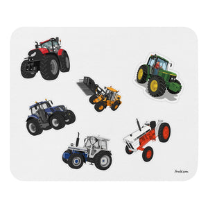 Furrow & Fields Mouse Pad Mouse Pad No. 90 | White Background Quality Farmers Merch