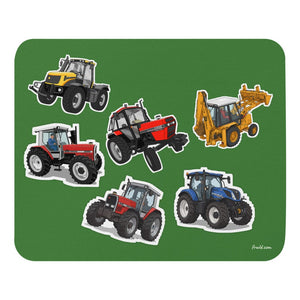 Furrow & Fields Mouse Pad Mouse Pad No. 91 | Coloured Background Quality Farmers Merch