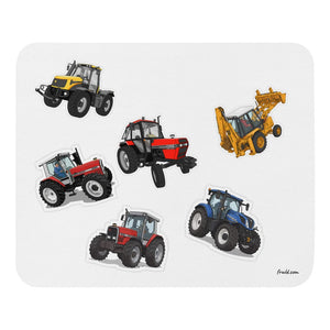 Furrow & Fields Mouse Pad Mouse Pad No. 91 | White Background Quality Farmers Merch