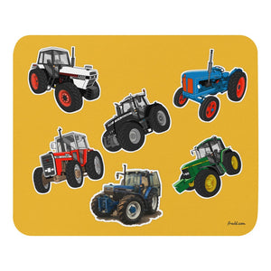Furrow & Fields Mouse Pad Mouse Pad No. 94 | Coloured Background Quality Farmers Merch