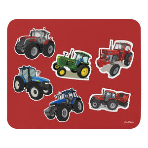 Furrow & Fields Mouse Pad Mouse Pad No. 95 | Coloured Background Quality Farmers Merch