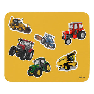 Furrow & Fields Mouse Pad Mouse Pad No. 97 | Coloured Background Quality Farmers Merch