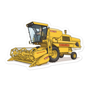 Furrow & Fields New Holland 8070 | Bubble-free stickers Quality Farmers Merch