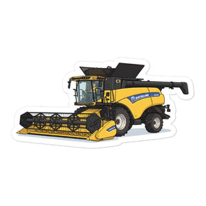 Furrow & Fields New Holland CR9.90 | Bubble-free stickers Quality Farmers Merch