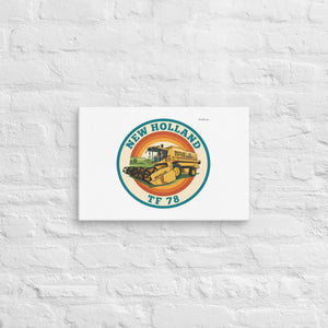 Furrow & Fields New Holland TF 78 Retro Badge | Canvas Quality Farmers Merch