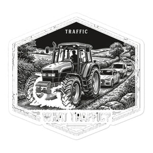 Furrow & Fields New Holland TM 135 TRAFFIC WHAT TRAFFIC? Moose | Bubble-free stickers Quality Farmers Merch