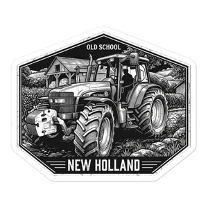 Furrow & Fields New Holland TM 155 OLD SCHOOL NEW HOLLAND Moose | Bubble-free stickers Quality Farmers Merch