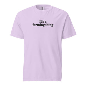 Furrow & Fields Orchid / S It's A Farming Thing | Unisex Premium T-shirt Quality Farmers Merch
