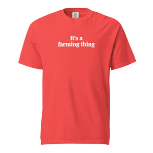 Furrow & Fields Paprika / S It's A Farming Thing | Unisex Premium T-shirt Quality Farmers Merch