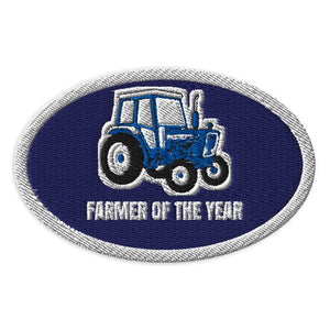 Furrow & Fields Patch Farmer of the Year Ford 4600 | Embroidered Patch Quality Farmers Merch
