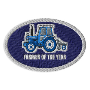 Furrow & Fields Patch Farmer of the Year Ford 7810 | Embroidered Patch Quality Farmers Merch