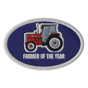 Furrow & Fields Patch Farmer of the Year Massey Ferguson 390T | Embroidered Patch Quality Farmers Merch