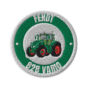 Furrow & Fields Patch Fendt 828 Vario Badge | Embroidered Patch Quality Farmers Merch