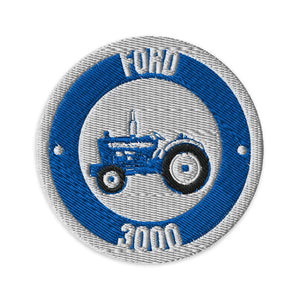 Furrow & Fields Patch Ford 3000 Badge | Embroidered Patch Quality Farmers Merch