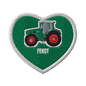 Furrow & Fields Patch I Love Fendt 939 Vario Heart | Embroidered Patch Quality Farmers Merch