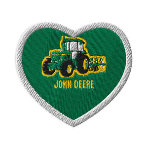 Furrow & Fields Patch I Love John Deere 4350 Heart | Embroidered Patch Quality Farmers Merch