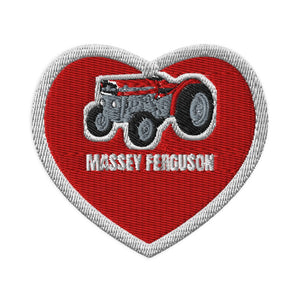 Furrow & Fields Patch I Love Massey Ferguson 135 Heart | Embroidered Patch Quality Farmers Merch