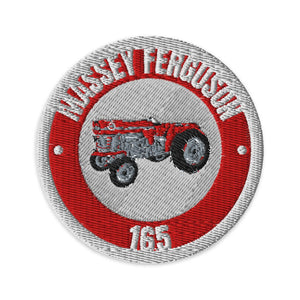 Furrow & Fields Patch Massey Ferguson 165 Badge | Embroidered Patch Quality Farmers Merch