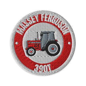Furrow & Fields Patch Massey Ferguson 390T Badge | Embroidered Patch Quality Farmers Merch