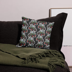 Furrow & Fields Pillow Case Fendt 516 Vario Pillow Case – Charcoal Quality Farmers Merch