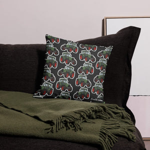 Furrow & Fields Pillow Case Fendt Favorit 611 Pillow Case – Charcoal Quality Farmers Merch