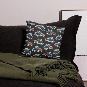 Furrow & Fields Pillow Case Ford 6640 Pillow Case – Charcoal Quality Farmers Merch