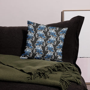 Furrow & Fields Pillow Case Ford 7700 Pillow Case – Charcoal Quality Farmers Merch