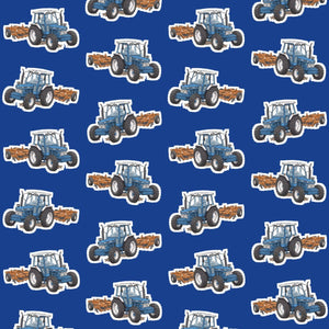Furrow & Fields Pillow Case Ford 7810 Pillow Case – Blue Quality Farmers Merch