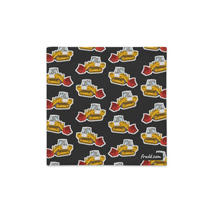 Furrow & Fields Pillow Case JCB 112 Pillow Case – Charcoal Quality Farmers Merch