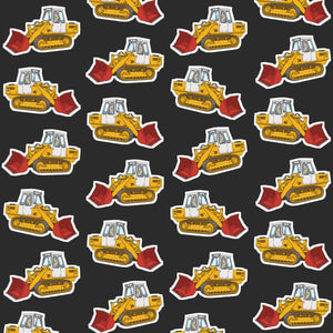 Furrow & Fields Pillow Case JCB 112 Pillow Case – Charcoal Quality Farmers Merch