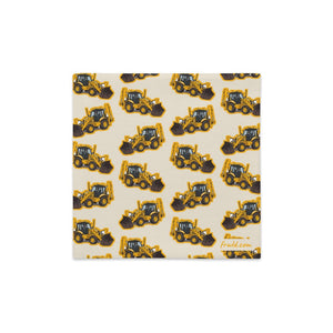 Furrow & Fields Pillow Case JCB 3CX Sitemaster Plus Pillow Case – Cream Quality Farmers Merch