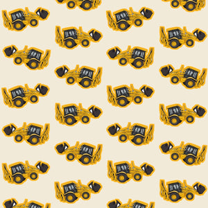 Furrow & Fields Pillow Case JCB 3CX Sitemaster SRS Pillow Case – Cream Quality Farmers Merch