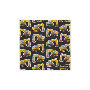 Furrow & Fields Pillow Case JCB 804 Pillow Case – Charcoal Quality Farmers Merch