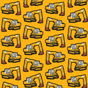 Furrow & Fields Pillow Case JCB 804 Pillow Case – Yellow Quality Farmers Merch
