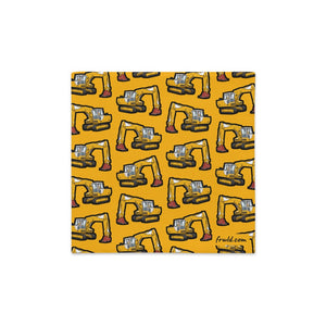Furrow & Fields Pillow Case JCB 804 Pillow Case – Yellow Quality Farmers Merch