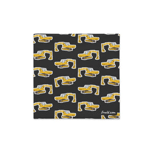 Furrow & Fields Pillow Case JCB 806 Pillow Case – Charcoal Quality Farmers Merch
