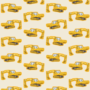 Furrow & Fields Pillow Case JCB 806 Pillow Case – Cream Quality Farmers Merch
