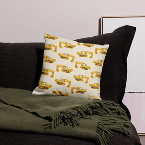 Furrow & Fields Pillow Case JCB 806 Pillow Case – Cream Quality Farmers Merch