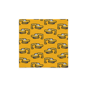 Furrow & Fields Pillow Case JCB 806 Pillow Case – Yellow Quality Farmers Merch
